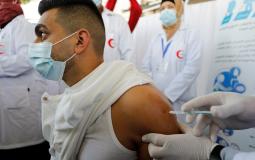 التطعيم ضد كورونا في غزة - أرشيف
