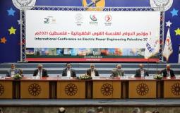 انطلاق فعاليات المؤتمر الدولي لهندسة القوى الكهربائية فلسطين 2021م بغزة
