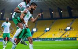 فرحة لاعبي المنتخب السعودي