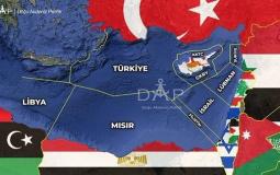 تقسيم الحدود البحرية في شرق البحر المتوسط ​​حسب المفهوم التركي