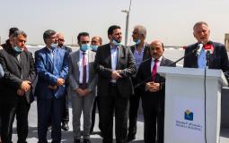 افتتاح مشروع توليد الطاقة الكهربائية في غزة
