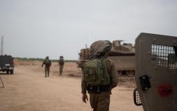 جنود الجيش الإسرائيلي  على حدود قطاع غزة