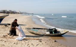 شاطئ بحر غزة - أرشيف