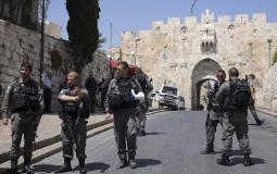 الشرطة الاسرائيلية في البلدة القديمة بالقدس