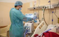 صحة غزة تنشر مشاهد حديثة من داخل العناية المركزة لمرضى كورونا