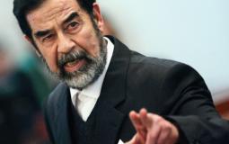صورة الرئيس السابق صدام حسين أثناء محاكمته