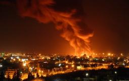 حريق في مصنع في غلاف غزة