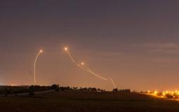 القبة الحديدية تتصدى لصواريخ غزة