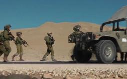 قوة من الجيش الإسرائيلي على الحدود المصرية