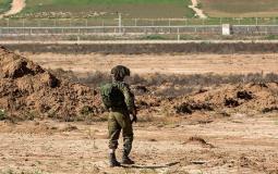 جندي إسرائيلي على حدود غزة