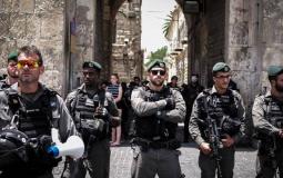 الشرطة الاسرائيلية في البلدة القديمة بالقدس