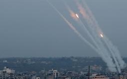 إطلاق صواريخ من غزة على إسرائيل
