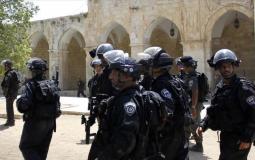 الشرطة الاسرائيلية في الأقصى