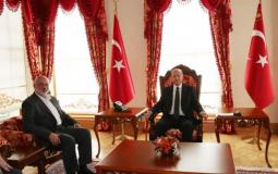 الرئيس التركي اردوغان ورئيس المكتب السياسي لحماس اسماعيل هنية