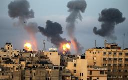 الاحتلال قصف مناطق في غزة فجر اليوم