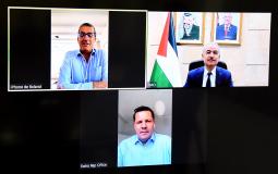 لقاء رئيس الوزراء الفلسطيني بالمبعوث السويسري