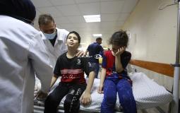 اصابات جراء العدوان الاسرائيلي على غزة