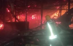 الدفاع المدني في القدس يخمد حريق مقهى وأشجار حرجية