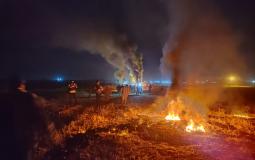 بدء فعاليات الإرباك الليلي على طول حدود قطاع غزة