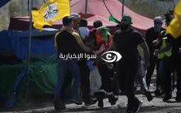 مواجهات بين الشبان الفلسطينيين وقوات الاحتلال اليوم الجمعة في الضفة الغربية