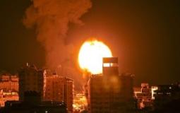 قصف إسرائيلي عنيف على غزة