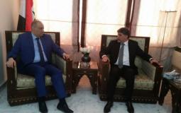 لقاء السفير عبد الهادي مع وزير الإعلام السوري