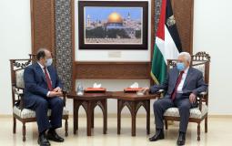 الرئيس عباس يلتقي رئيس جهاز المخابرات المصرية