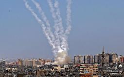 صواريخ من غزة باتجاه إسرائيل