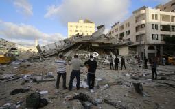 صور من القصف الإسرائيلي على غزة