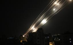 صواريخ من غزة صوب إسرائيل