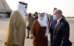 وصول رئيس الوزارء الفلسطيني محمد اشتية لدولة الكويت