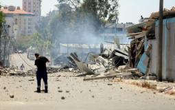 قصف مقار وزارة الداخلية بغزة