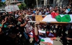 تشييع جثامين شهداء غزة اليوم السبت