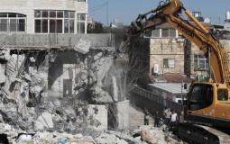 جانب من ازالة الدمار في قطاع غزة