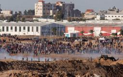 مسيرات كسر الحصار على حدود غزة.