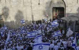 مسيرة الأعلام في القدس المحت