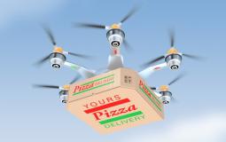 توصيل البيتزا عبر الطائرات المُسيرة في اسرائيل