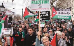 مظاهرات تضامن مع فلسطين - أرشيف