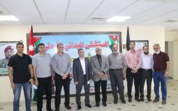 زيارة محافظ غزة للمستشفى الميداني الأردني