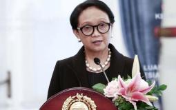 وزيرة الخارجية الاندونيسية