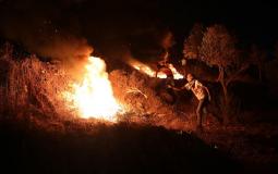 فعاليات الارباك الليلي على جبل أبو صبيح في الضفة الغربية