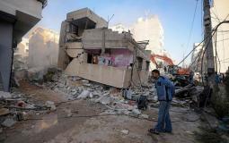الدمار الذي خلفه العدوان الاسرائيلي على غزة