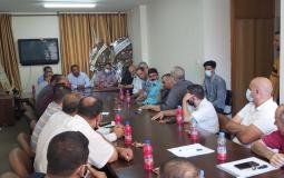 وزارة الاقتصاد بغزة تعقد اجتماع مع تجار ومستوردين