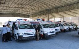 وصول 10 سيارات إسعاف و30 ألف جرعة لقاح كورونا إلى غزة