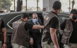 وزير المخابرات المصرية عباس كامل خلال زيارته لغزة