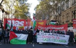 مظاهرات تضامن مع فلسطين - أرشيف