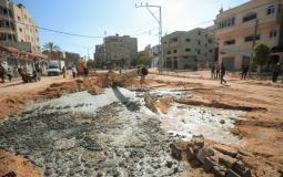 أضرار خطوط المياه خلال العدوان الأخير على غزة