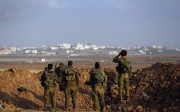 الجيش الاسرائيلي يراقب حدود غزة