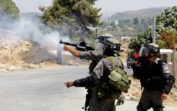 قوات الاحتلال الاسرائيلى تقمع المتظاهرين
