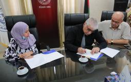 جامعة الأزهر-غزة توقع اتفاقية مع مؤسسة CHF لتشغيل الطلبة والخريجين المتميزين بكلية الزراعة والطب البيطري